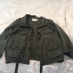Army green jacket
